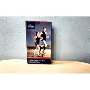 Sigvaris sports compression calf sleeves 20-30mmHg 412VX00 White X